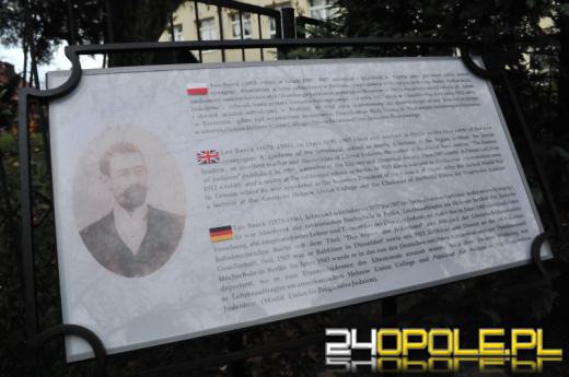 Opole uczciło Leo Baecka pamiątkową tablicą