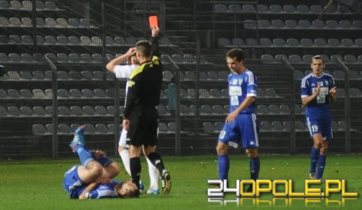 Czerwono przy Oleskiej. Odra przegrywa z Górnikiem 0:1 [wideo].