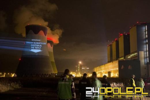Greenpeace protestuje na terenie Elektrowni Opole