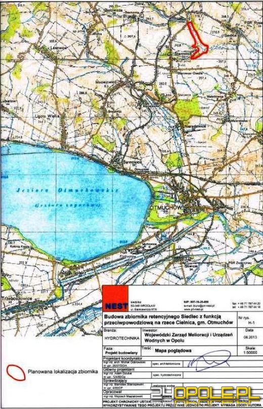W gminie Otmuchów powstanie zbiornik retencyjny