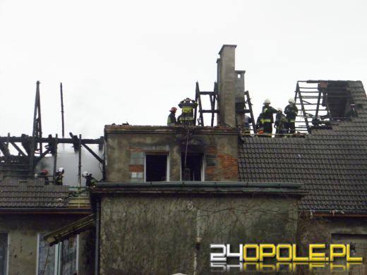 Spłonął dom w Roszkowicach