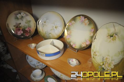 Niezwykła kolekcja tułowickiej porcelany w domu Ryszarda Wittke