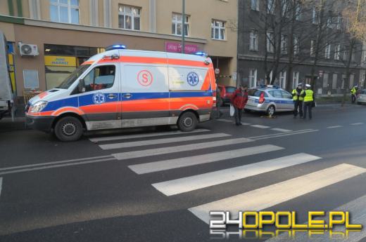 Małżeństwo potrącone na pasach w centrum Opola