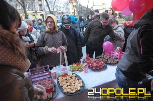 Walentynki na Placu Daszyńskiego. Było smacznie i romantycznie.