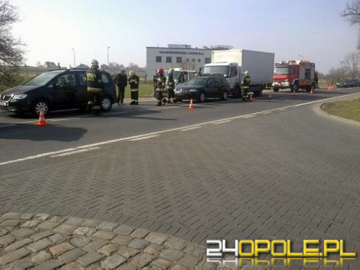 Trzy samochody zderzyły się na ul. Strzeleckiej