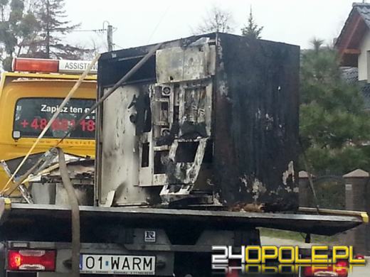 Policjanci znaleźli skradziony bankomat