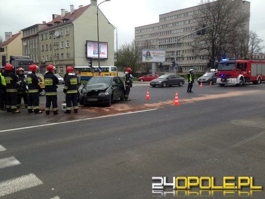 Zderzenie na skrzyżowaniu podczas awarii sygnalizacji