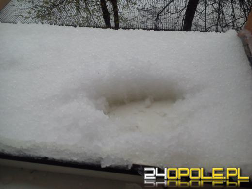 Gradobicie nad Opolszczyzną - zobacz zdjęcia czytelników