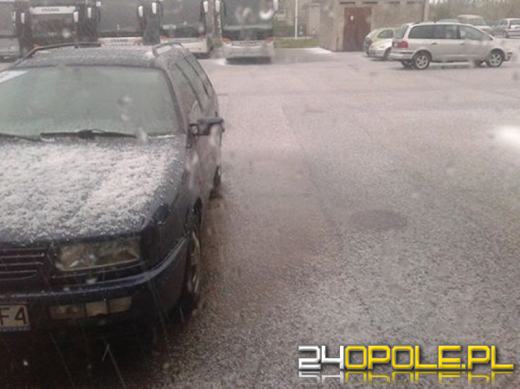 Gradobicie nad Opolszczyzną - zobacz zdjęcia czytelników