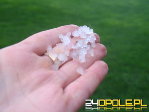 Gradobicie nad Opolszczyzną - zobacz zdjęcia czytelników