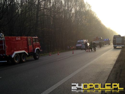 Kobieta zginęła w czołowym zderzeniu pod Opolem