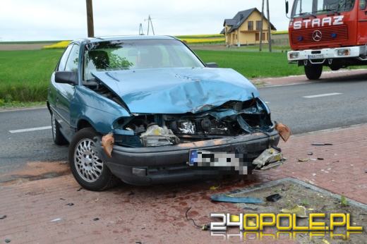 Kierowca opla zajechał drogę motocykliście