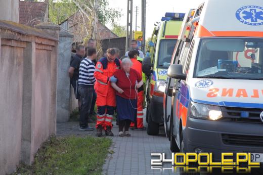 Cztery osoby ranne w pożarze domu w Opolu-Gosławicach
