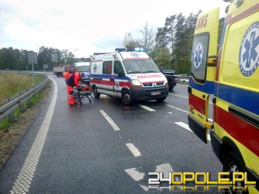 Kierowca BMW ranny w wypadku pod Ozimkiem