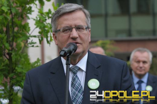 Prezydent Bronisław Komorowski z wizytą w Opolu