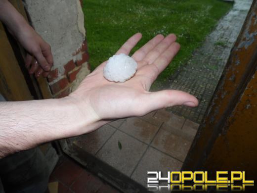 Gradobicia i ulewy nad Opolszczyzną