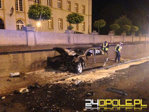 Czołowe zderzenie w Prudniku. Sprawca miał 1,5 promila.