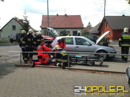 Dwie osoby ranne w wypadku na ulicy Strzeleckiej