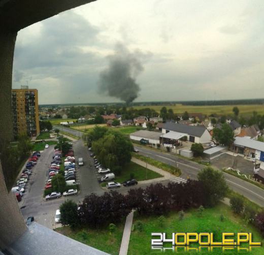 Pożar w gospodarstwie rolnym przy ul. Oleskiej