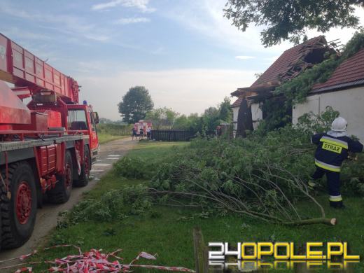 Ponad 100 interwencji strażaków po burzach nad Opolszczyzną