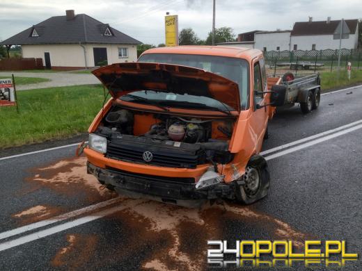 Pijany kierowca sprawcą czołowego zderzenia w Skarbiszowie