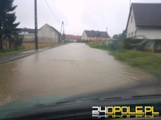 Nawałnice na Opolszczyźnie. Strażacy usuwają szkody.