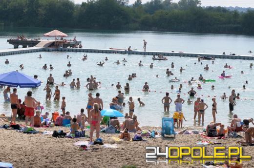 Najgorętszy weekend wakacji trwa. Tłumy opolan na kąpieliskach.