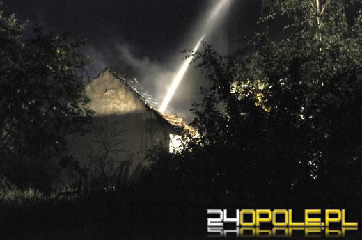 Pożar garażu na Kolonii Gosławickiej