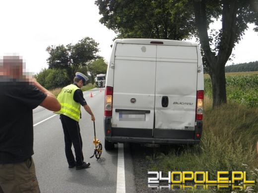 Motocyklista ranny w wypadku pod Niemodlinem