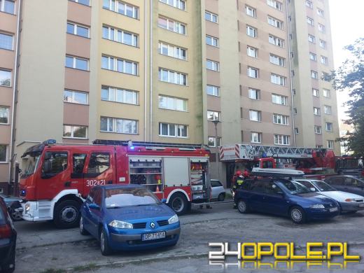 Pożar w bloku przy ulicy Wrocławskiej