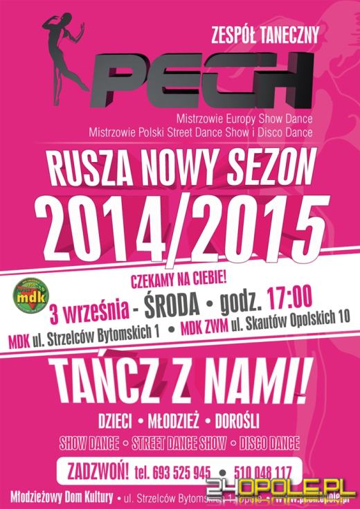Zespół PECH zaprasza na nowy sezon taneczny