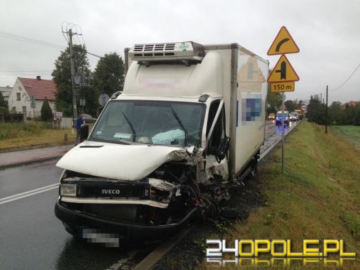 Wypadek na trasie Opole-Krapkowice, dwie osoby w szpitalu