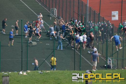 Najazd kiboli Śląska Wrocław na turniej kibiców Odry Opole