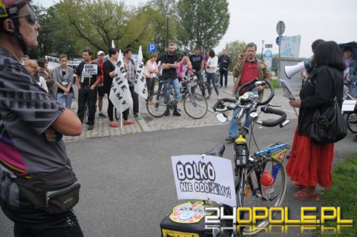 Protest na Bolko: Wyspę kochamy! Na drogę nie oddamy!