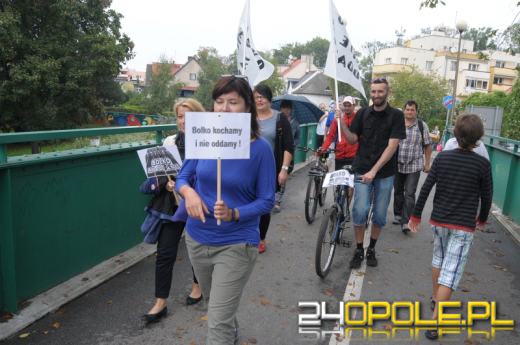Protest na Bolko: Wyspę kochamy! Na drogę nie oddamy!