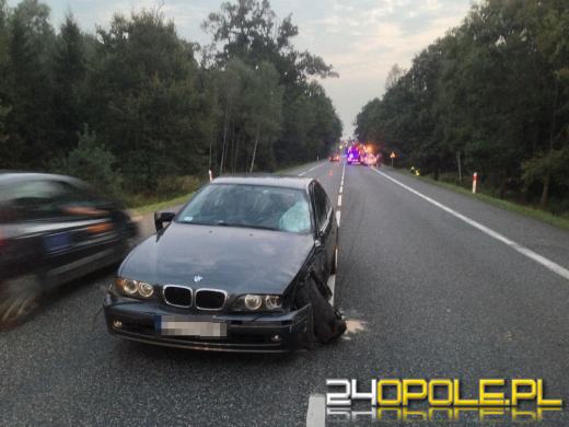 Dwaj motocykliści ranni po wypadku na DK 46