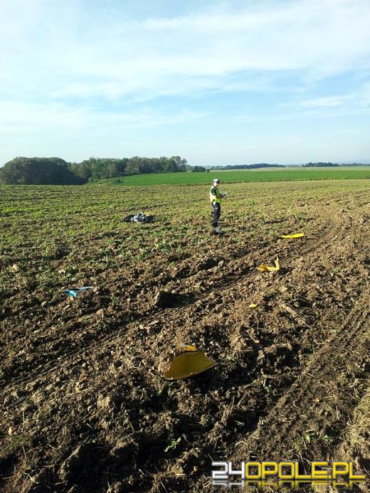 Nieprawidłowe zawracanie przyczyną wypadku motocyklisty