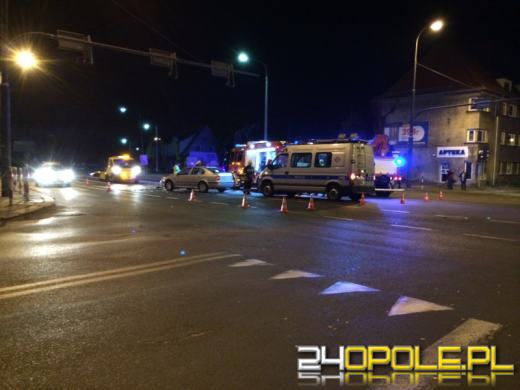 Zderzenie dwóch samochodów w centrum Opola