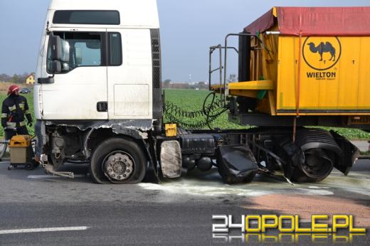 Zderzył się z ciężarówką, którą wyprzedzał