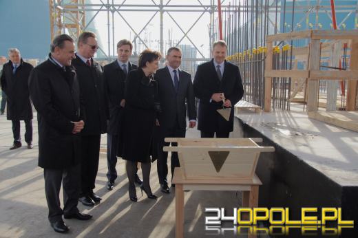 Premier Ewa Kopacz odwiedziła plac rozbudowy Elektrowni Opole