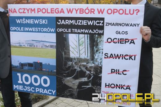 Jaki przestrzega: Wiśniewski to inwestorzy, Jarmuziewicz tylko tramwaje