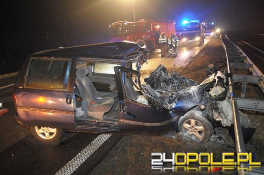 Pijany 36-latek spowodował wypadek na A4