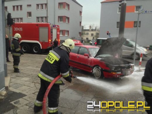 Audi zapaliło się podczas jazdy