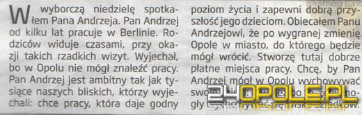 Wpadka sztabu Ociepy. "Pan Andrzej pracuje w Berlinie"