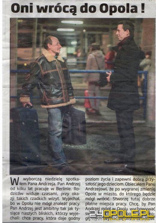 Wpadka sztabu Ociepy. "Pan Andrzej pracuje w Berlinie"