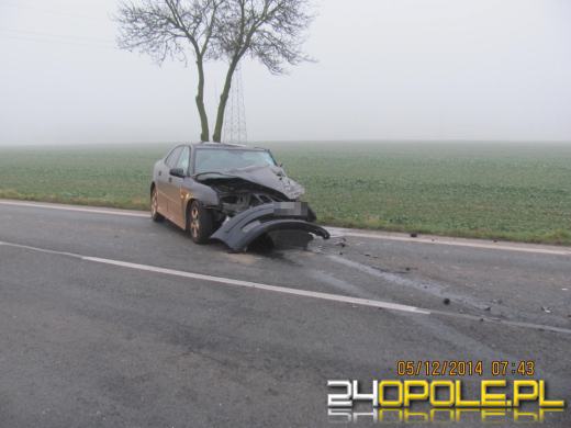 12 osób rannych po zderzeniu busa z samochodem osobowym