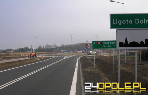 Nowe rondo pod Kluczborkiem już otwarte
