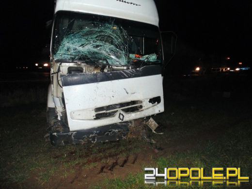 Zderzenie na skrzyżowaniu dróg krajowych pod Brzegiem