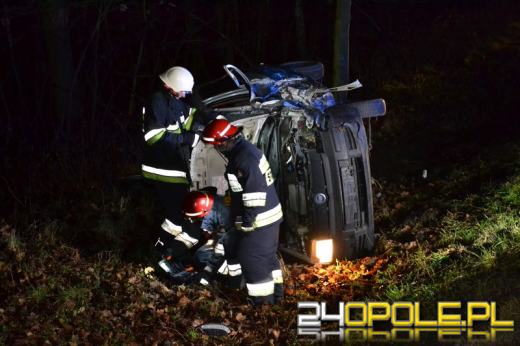 Wypadek podczas wyprzedzania na trasie Opole-Brzeg