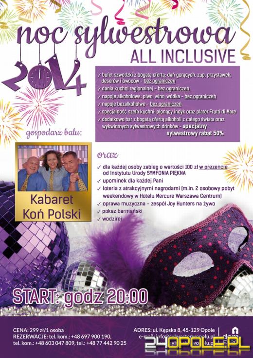 Sylwester w domEXPO z kabaretem Koń Polski!